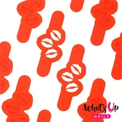 Kisses Stencils, 2 ark, (40 stk) Whats Up Nails